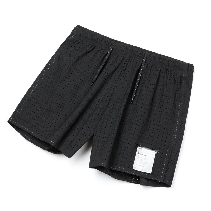 Satisfy Space‑O&trade; 5" Shorts, black