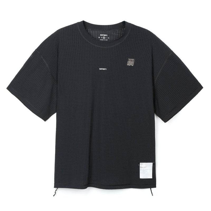 Satisfy Space‑O&trade; Tee, black.