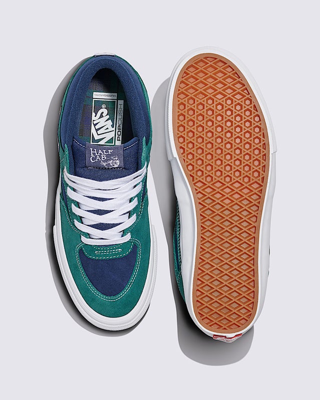 Vans Skate Half Cab, tartan blue / green