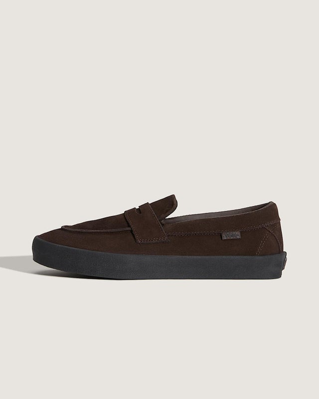 Vans Skate Loafer Suede, brown / black.