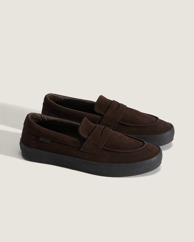 Vans Skate Loafer Suede, brown / black