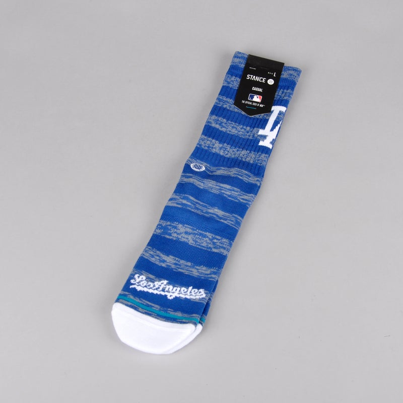 Stance Dodgers Twist Crew Sock, royal