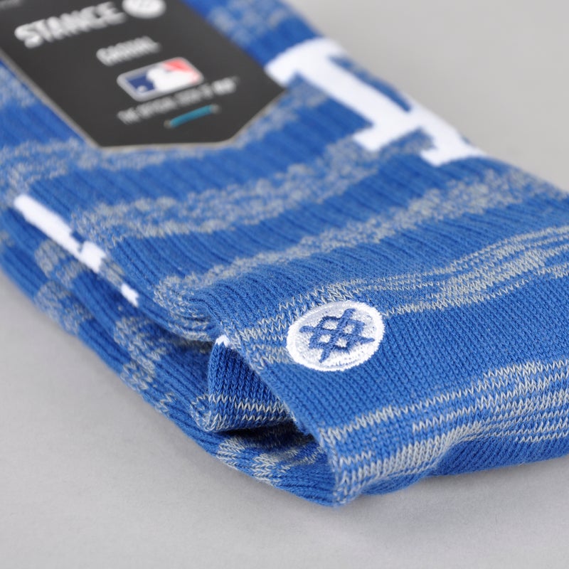 Stance Dodgers Twist Crew Sock, royal
