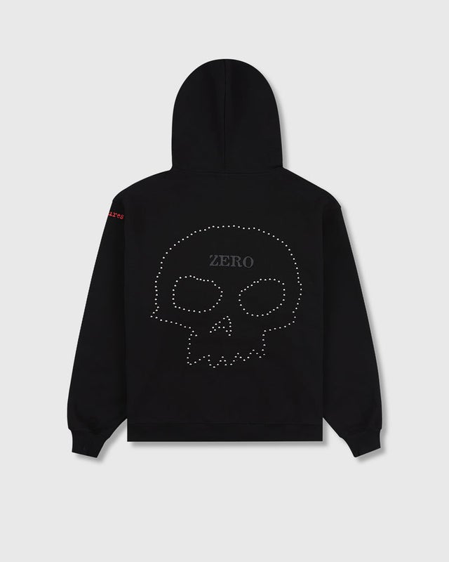 Pleasures X Zero Studded Hood, black