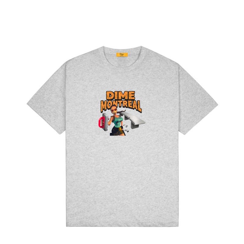Dime Lara Tee, heather gray