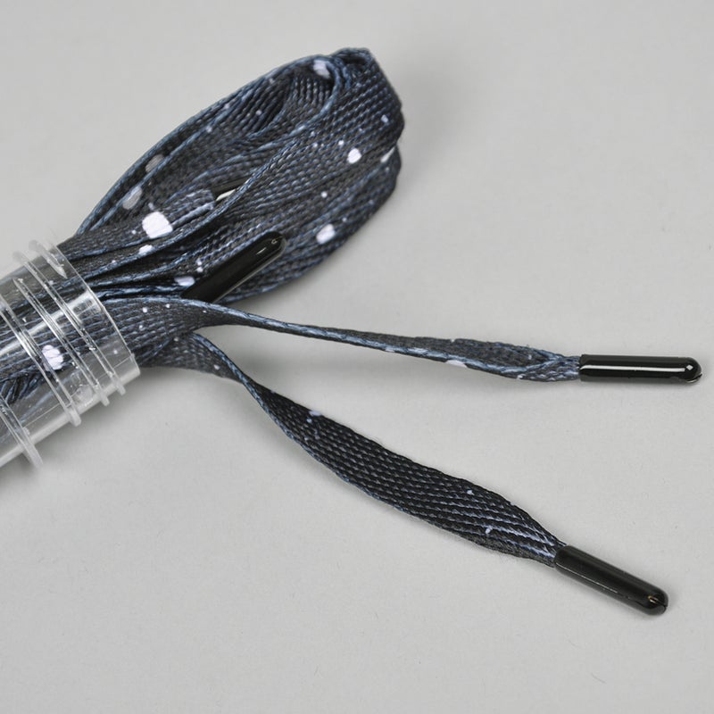 Tubelaces Gold Splatter II, black / white