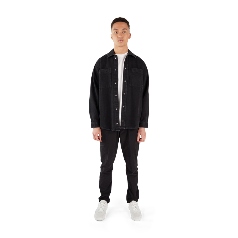 Makia Boulder Overshirt, black