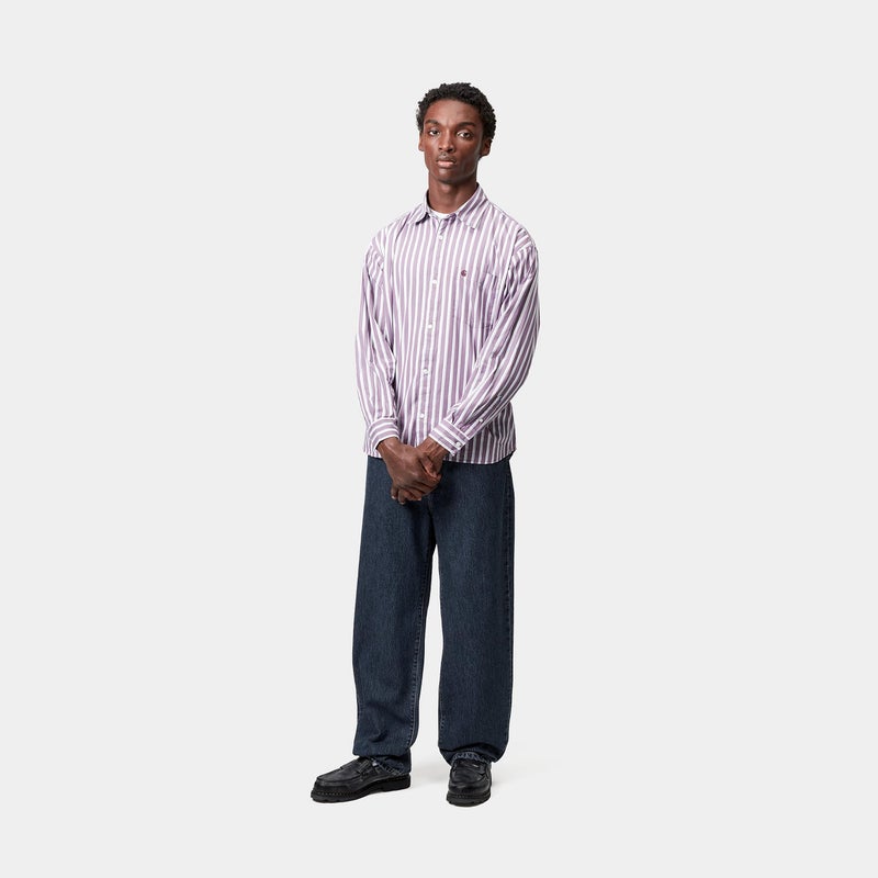 Carhartt Aaron Pant, blue rinsed