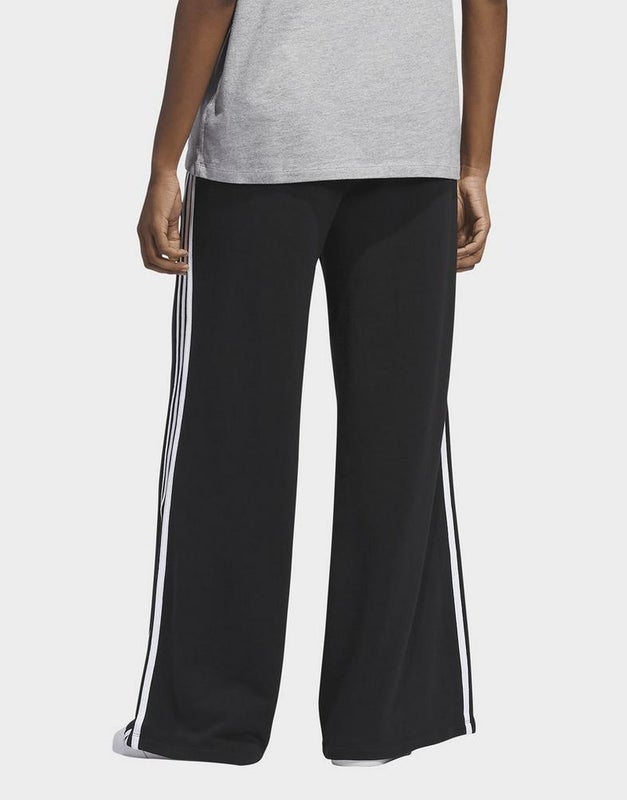 Adidas 3-Stripes Loose French Terry Wide Leg, black