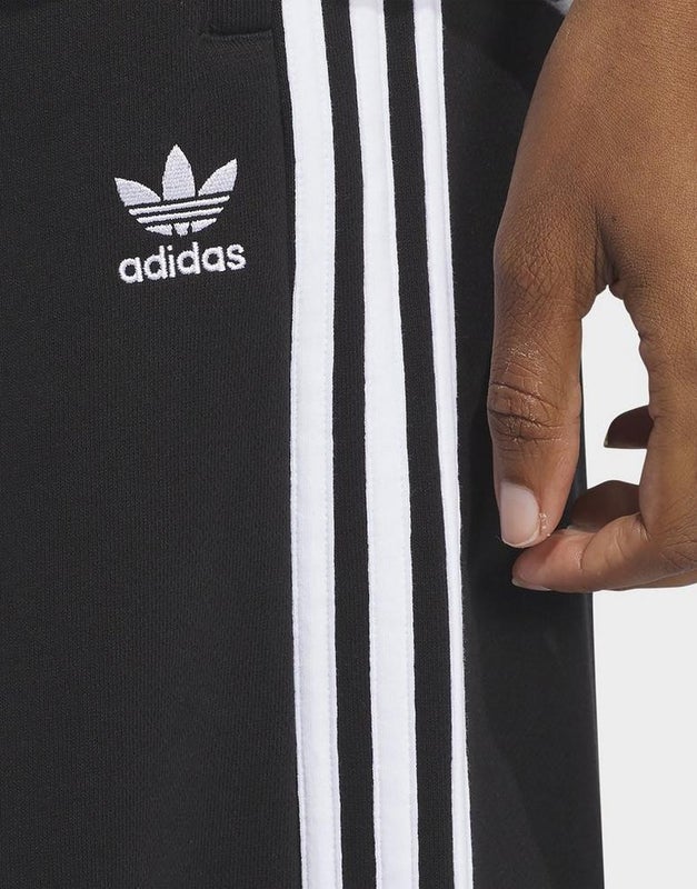 Adidas 3-Stripes Loose French Terry Wide Leg, black