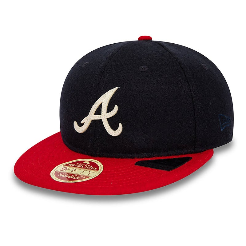 New Era Heritage Atlanta Braves Retro Crown 9FIFTY, navy / red