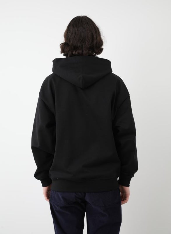 Rassvet Logo Zip Hoodie, black