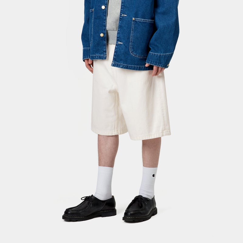 Carhartt Brandon Shorts, white rinse