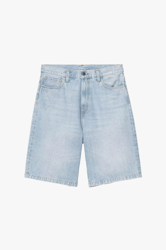 Carhartt Langdon (Long Landon) Shorts, blue heavy worn bleached