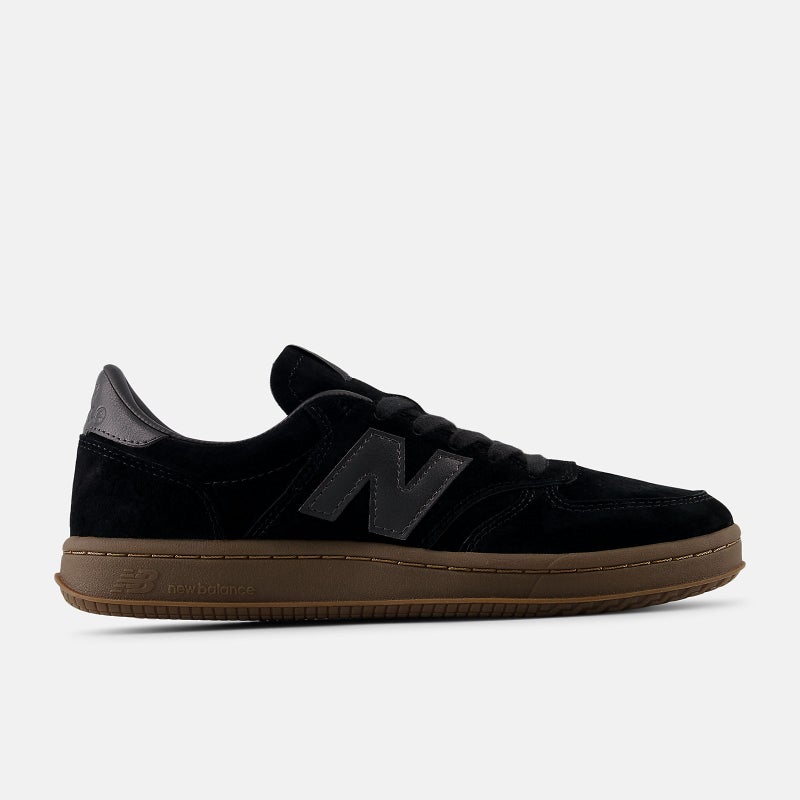 New Balance T500, black / black cement / gum