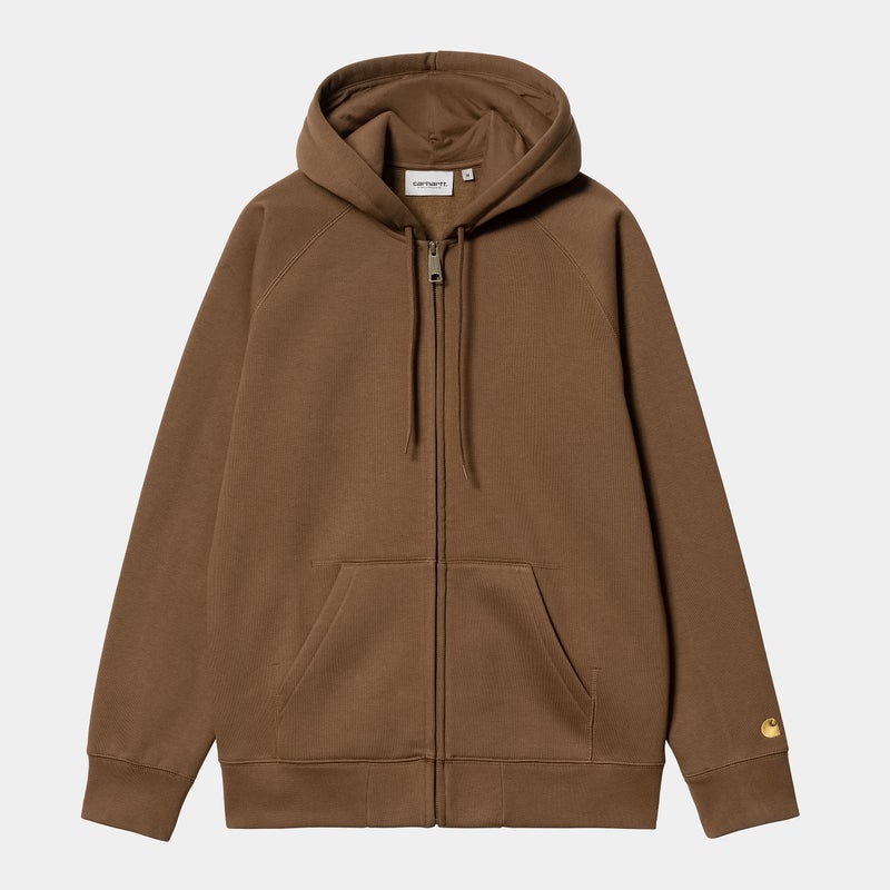 Carhartt Hooded Chase Jacket, tamarind / gold