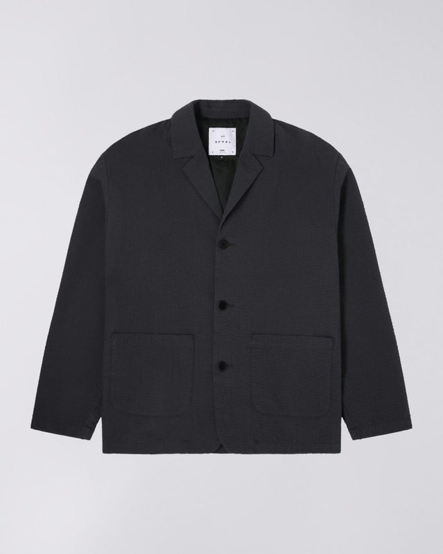 Edwin Edison Blazer, dark grey garment washed