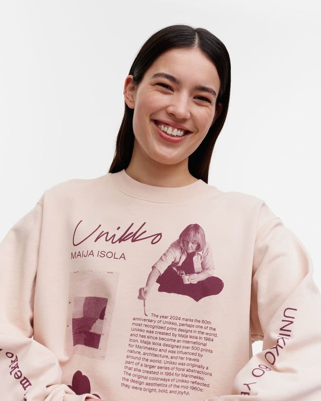 Marimekko Loisto Unikko Placement, light pink