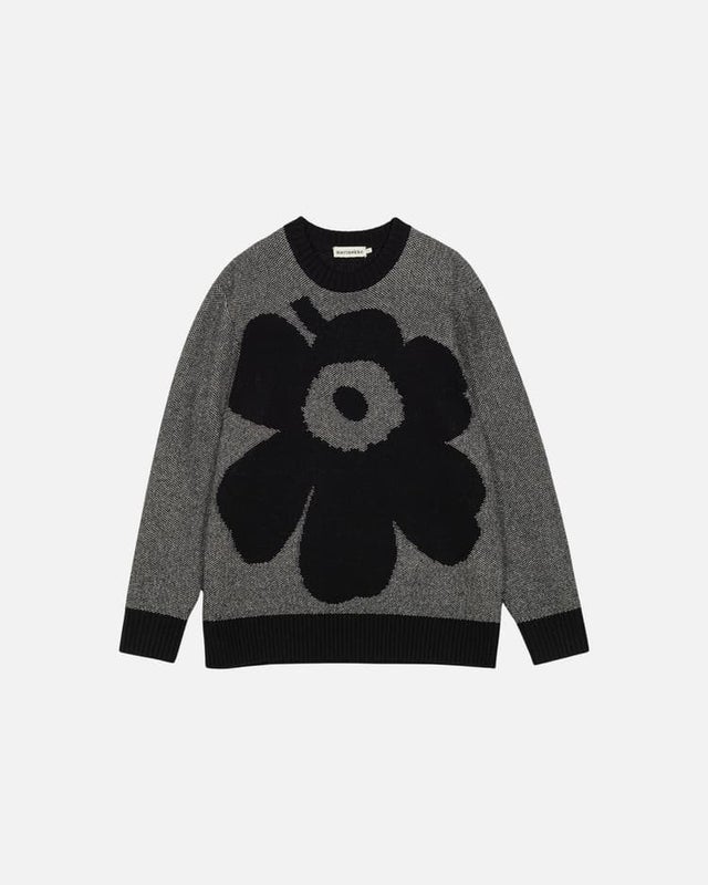 Marimekko Pehmyt Unikko,  black / gray