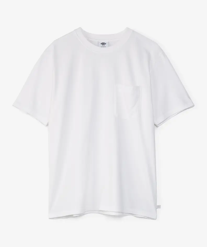Dickies Premium Collection Dyed Jersey Tee, white garment dyed