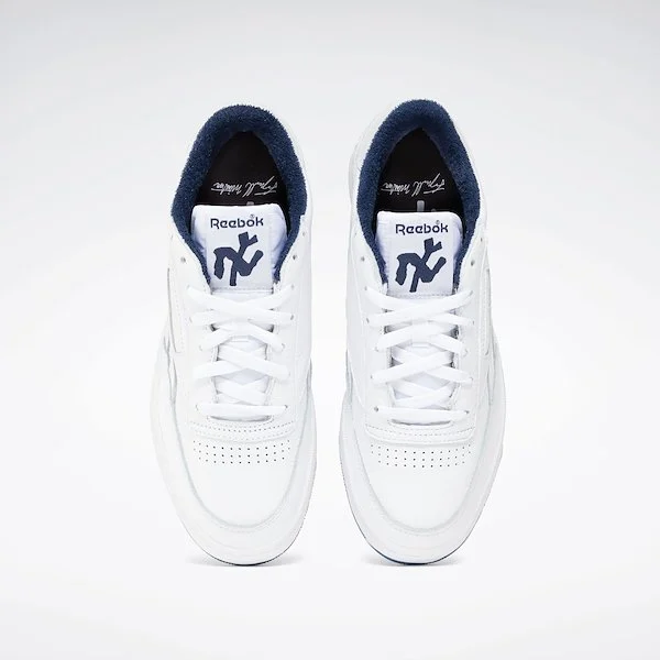Reebok X Tyrell Winston Club C 85, cloud white / chalk / verctor navy