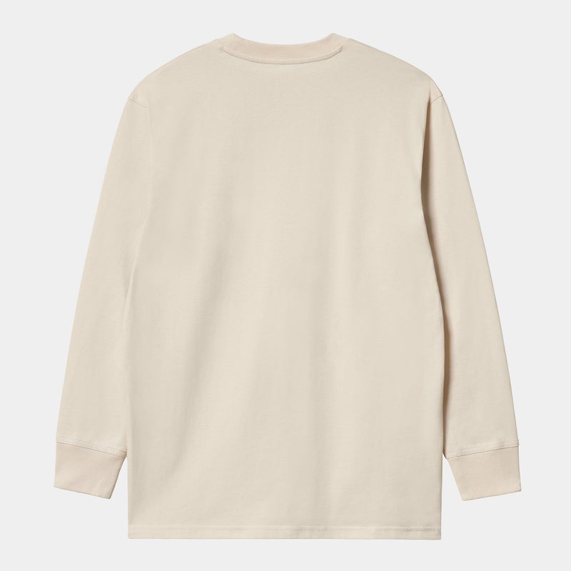 Carhartt American Script LS t-shirt, natural