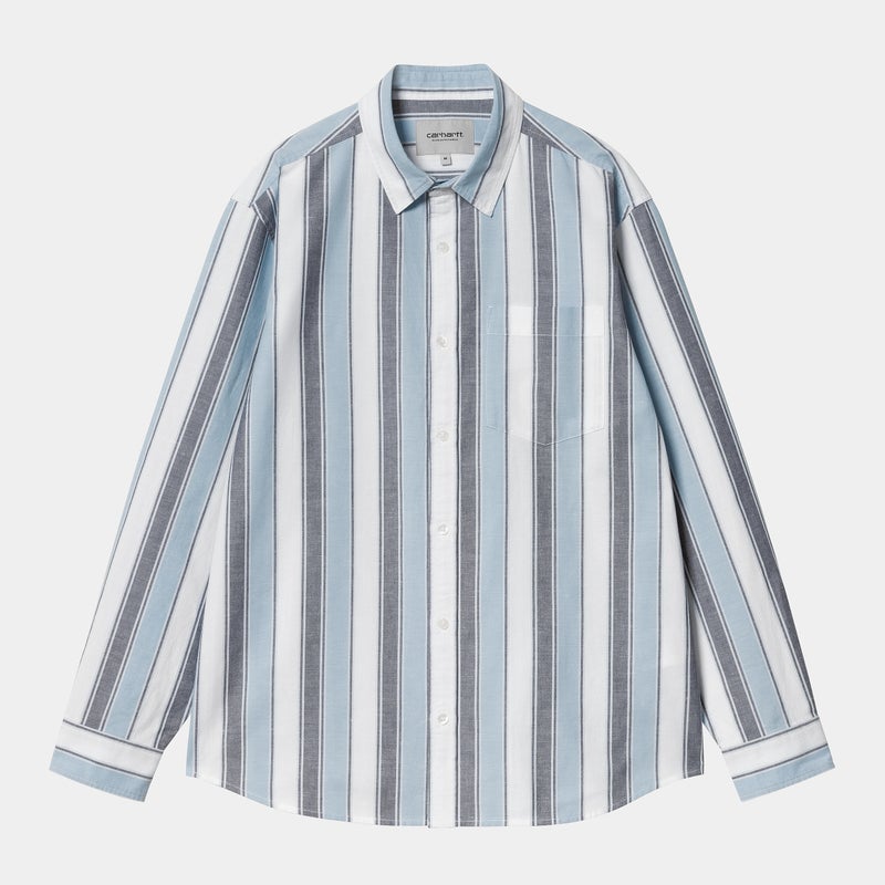 Carhartt Kendricks Shirt, blue / stripe