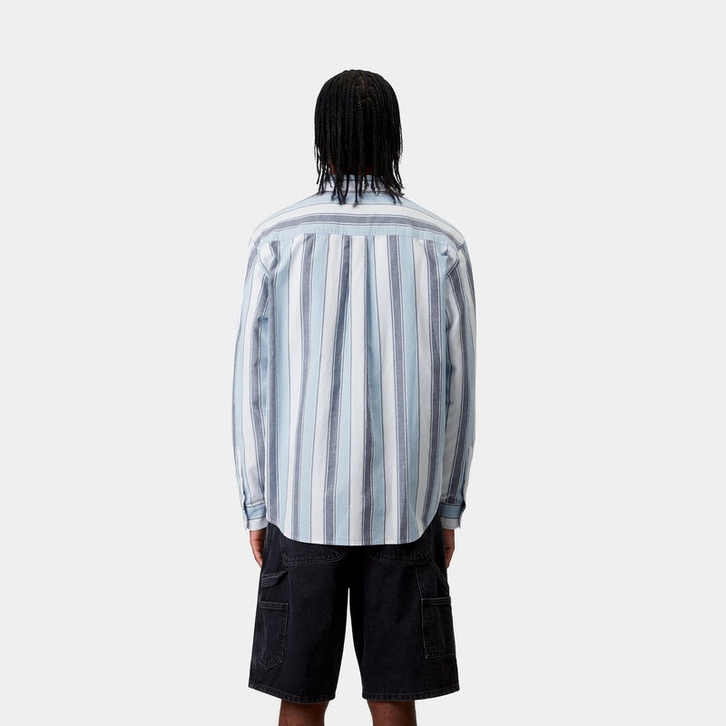 Carhartt Kendricks Shirt, blue / stripe