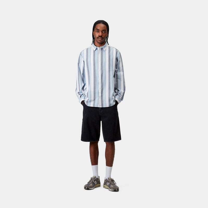 Carhartt Kendricks Shirt, blue / stripe