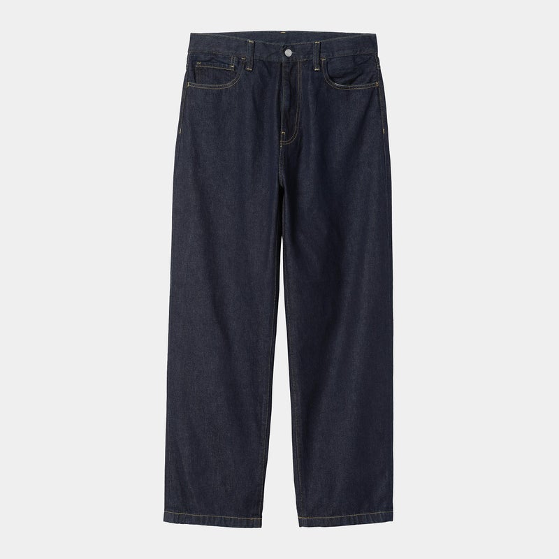 Carhartt Landon Pant, blue rinsed (leather patch)