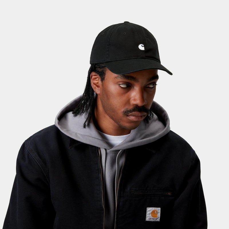 Carhartt Madison Logo cap, black / white