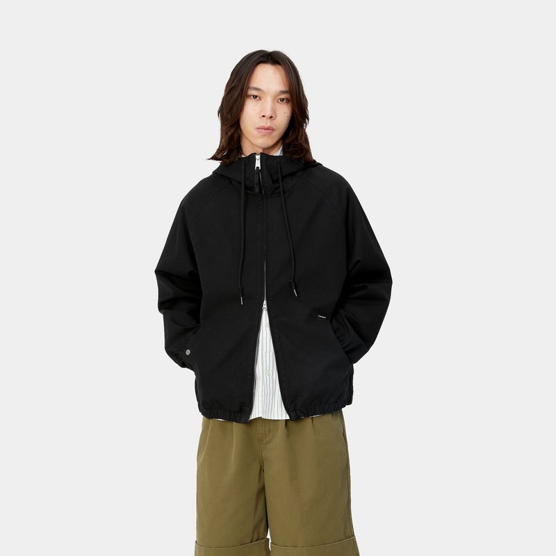 Carhartt Madock jacket, black stone washed