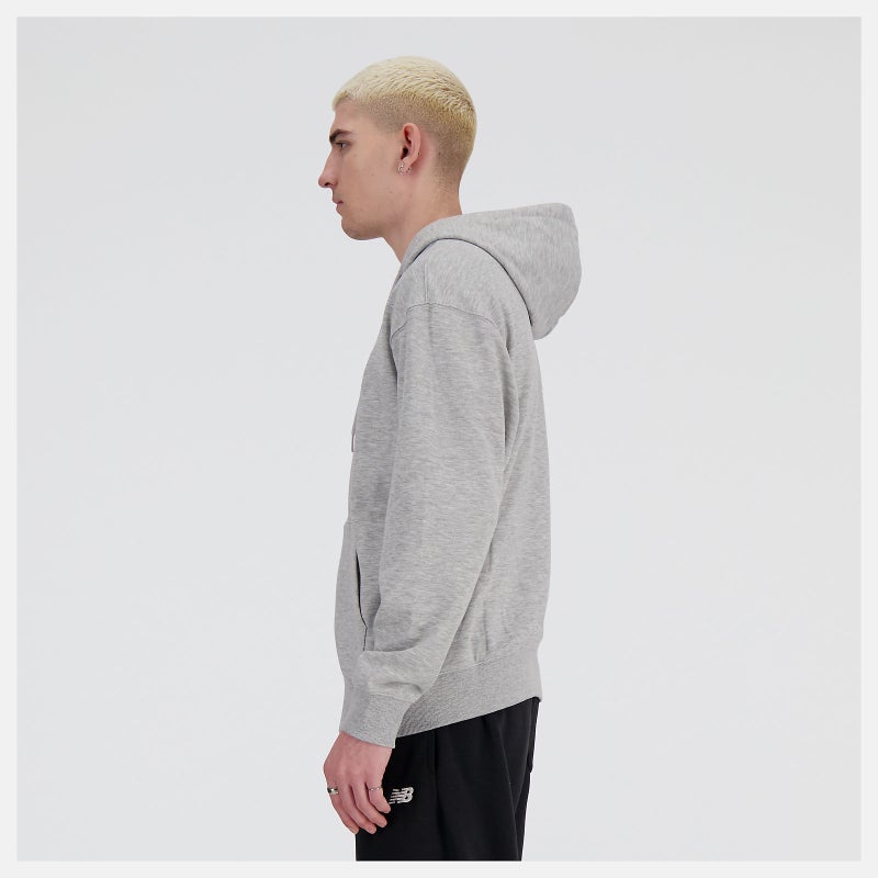 New Balance Sport Essentials Full Zip Hoodie, athletic grey