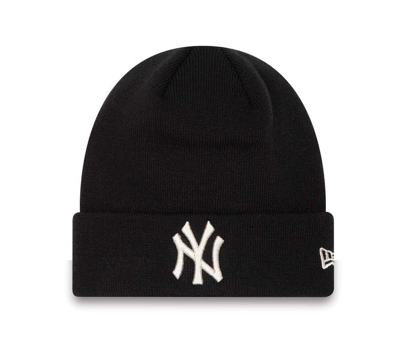 New Era New York Yankees League Metallic Beanie, black