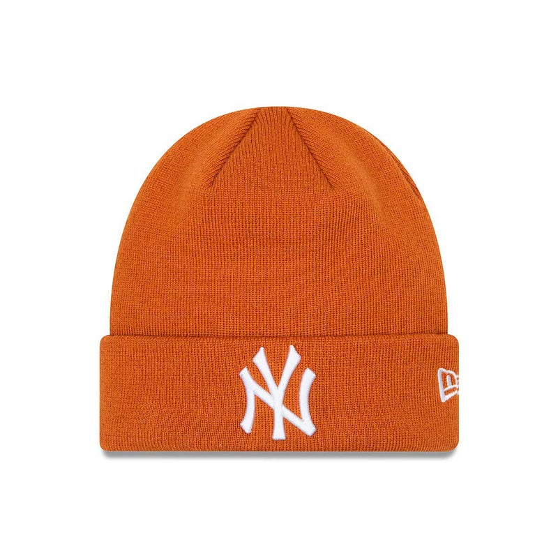 New Era New York Yankees League Essential Beanie, orange