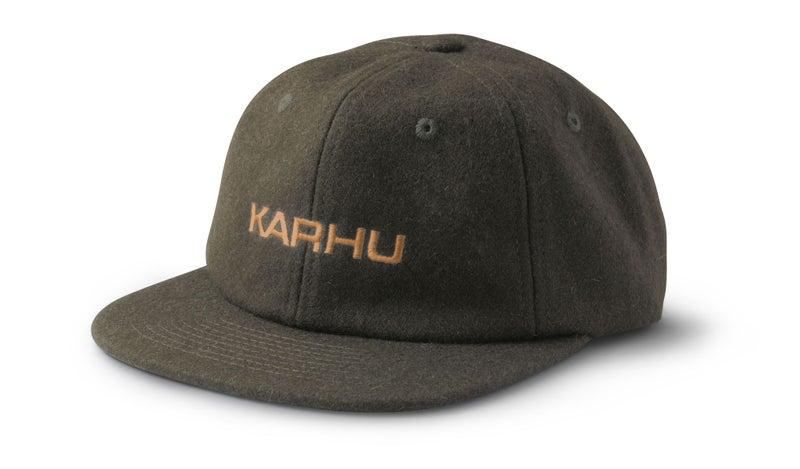 Karhu Logo Cap, dark olive / brown sugar