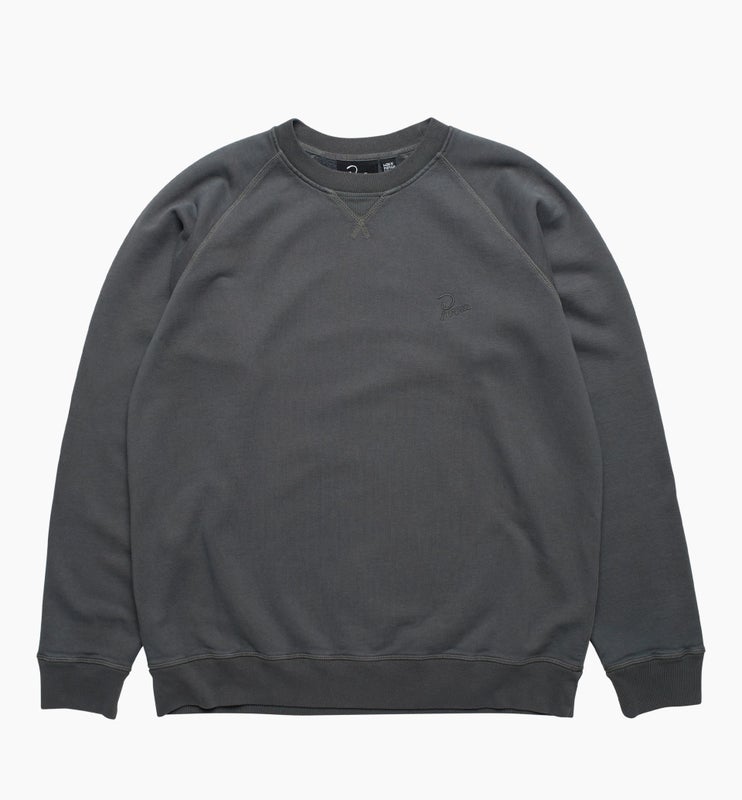 Parra Logo Crew Neck sweatshirt, charcoal