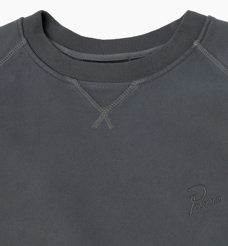 Parra Logo Crew Neck sweatshirt, charcoal