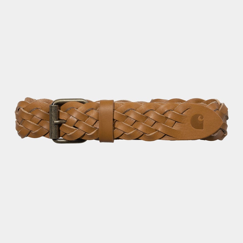 Carhartt Plait Belt, leahter honey / gold