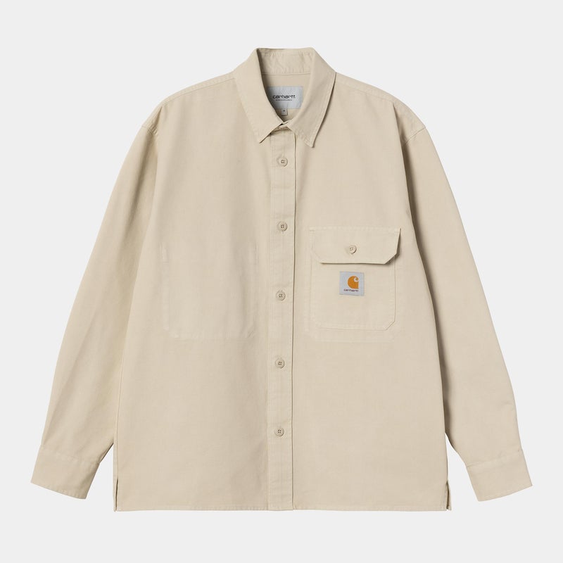 Carhartt Reno Shirt Jacket, fleur de sel germent dyed