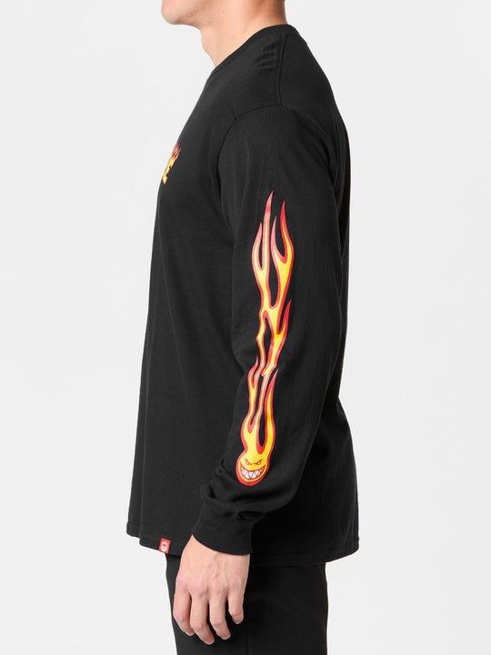 Spitfire Hot Rod Sleeves Longsleeve T-Shirt, black