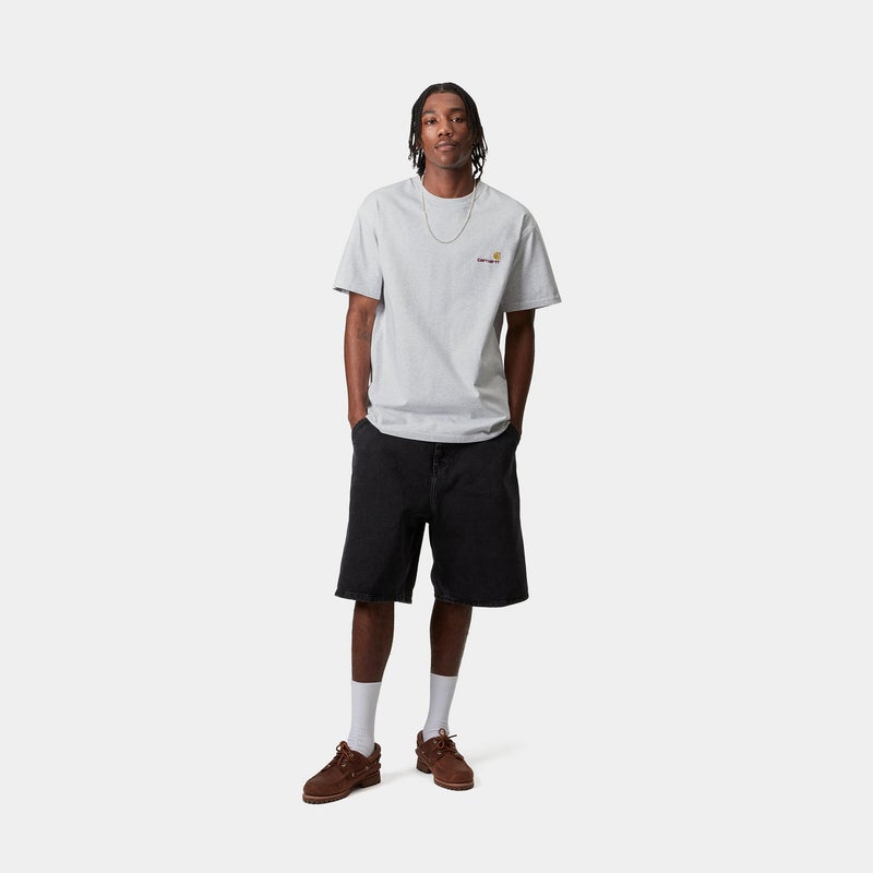 Carhartt American Script t-shirt, ash heather