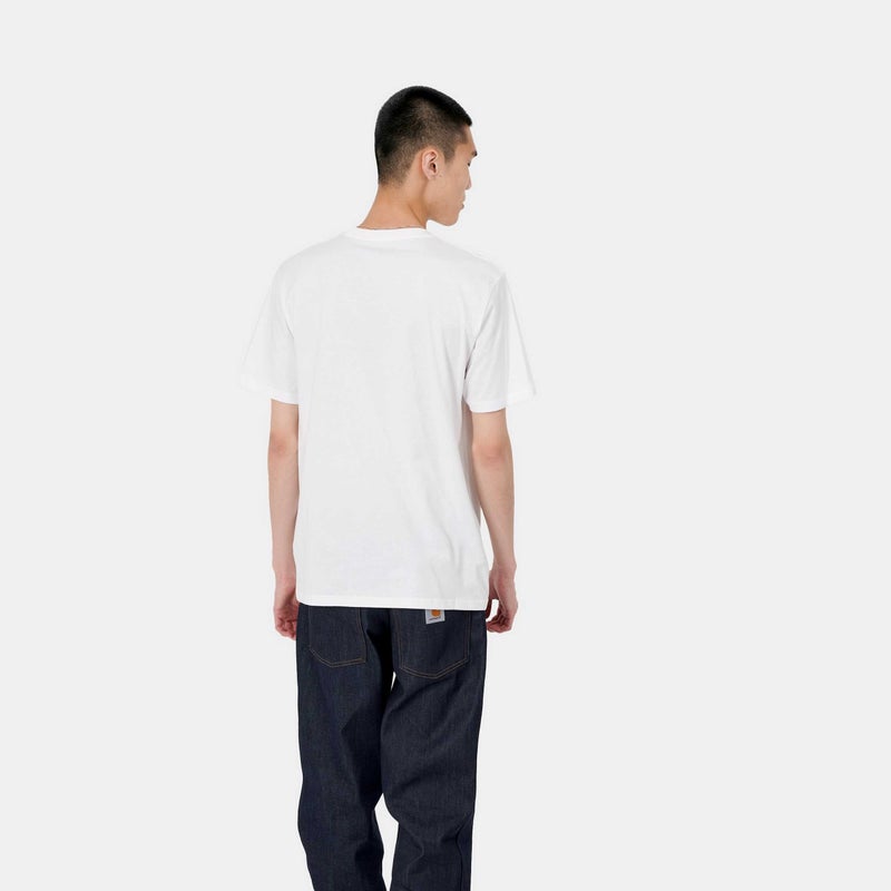 Carhartt Base tee, white / black