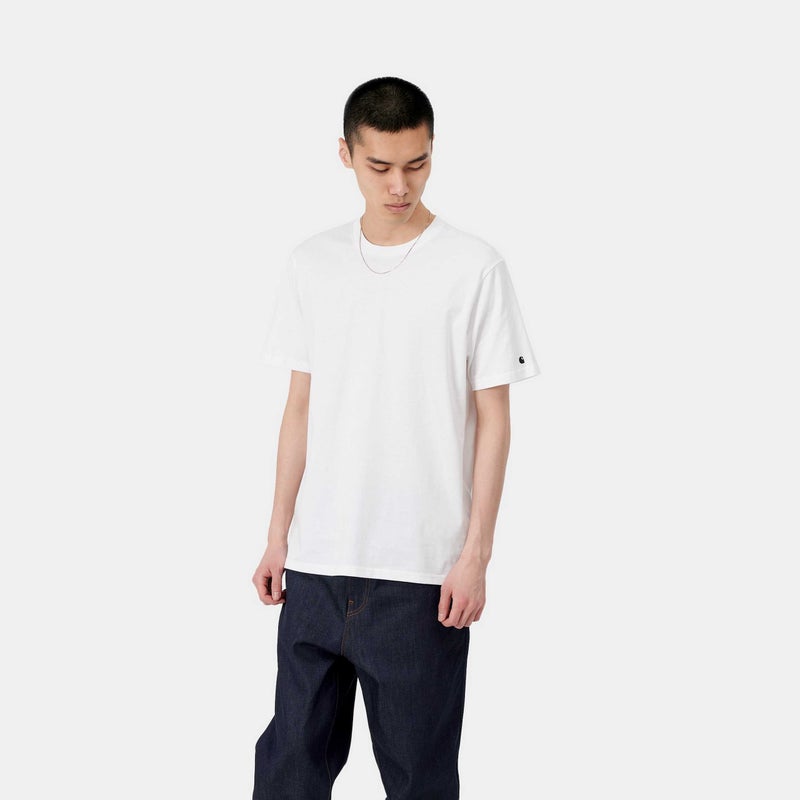 Carhartt Base tee, white / black