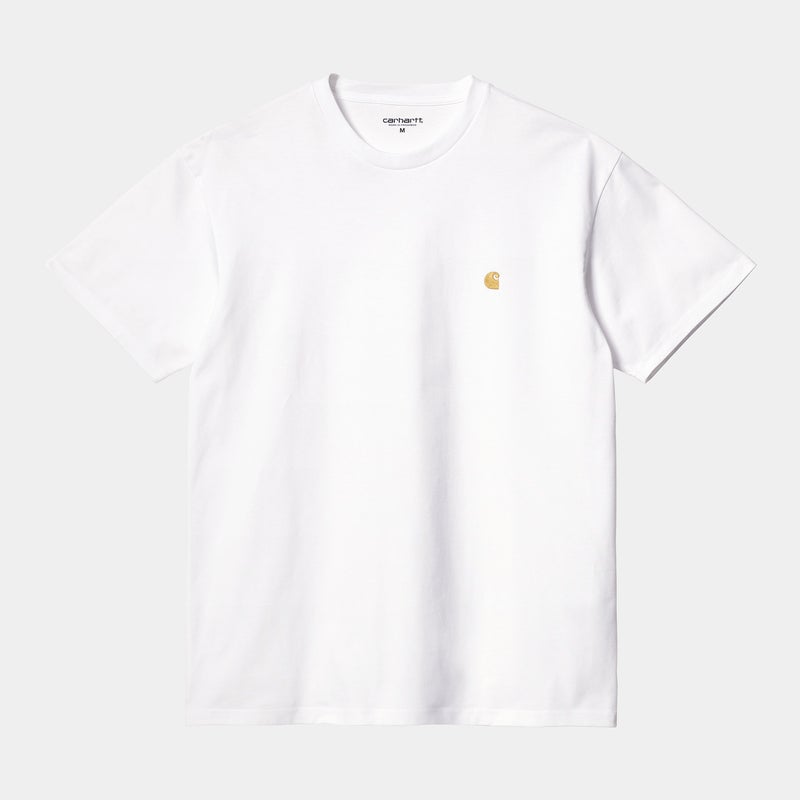 Carhartt Chase tee, white / gold