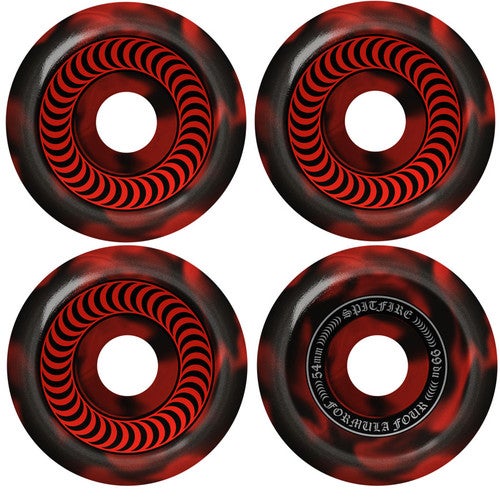 Spitfire f4 99A OG Classics Swirl, black / red.