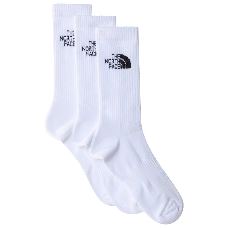 The North Face Multi Sport Cush Crew Sock 3-Pack, white
