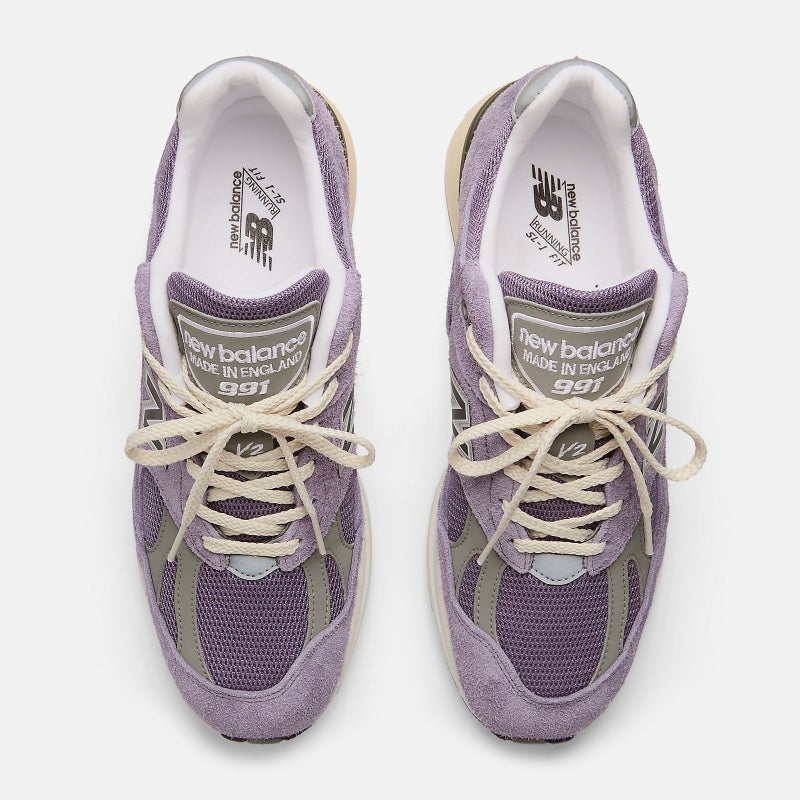 New Balance Made In UK 991 V2, dusk / purple sage / moon mist