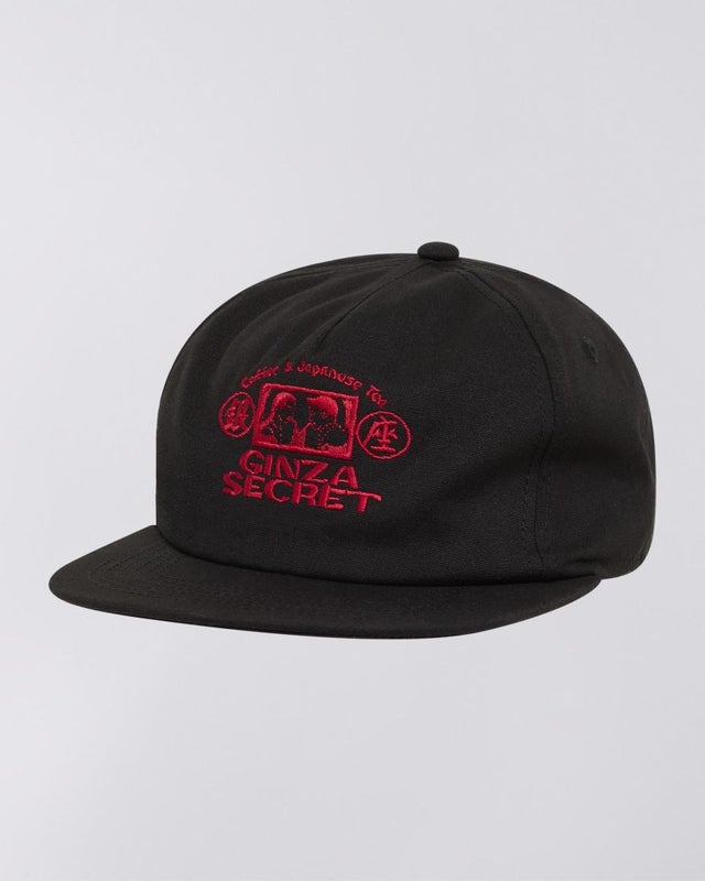 Edwin Ginza Secret 5-Panel Cap. black