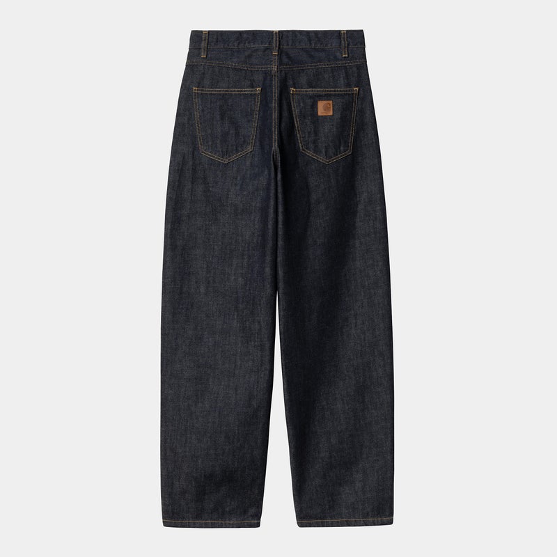 Carhartt Brandon Pant Women's, blue rinsed / leather